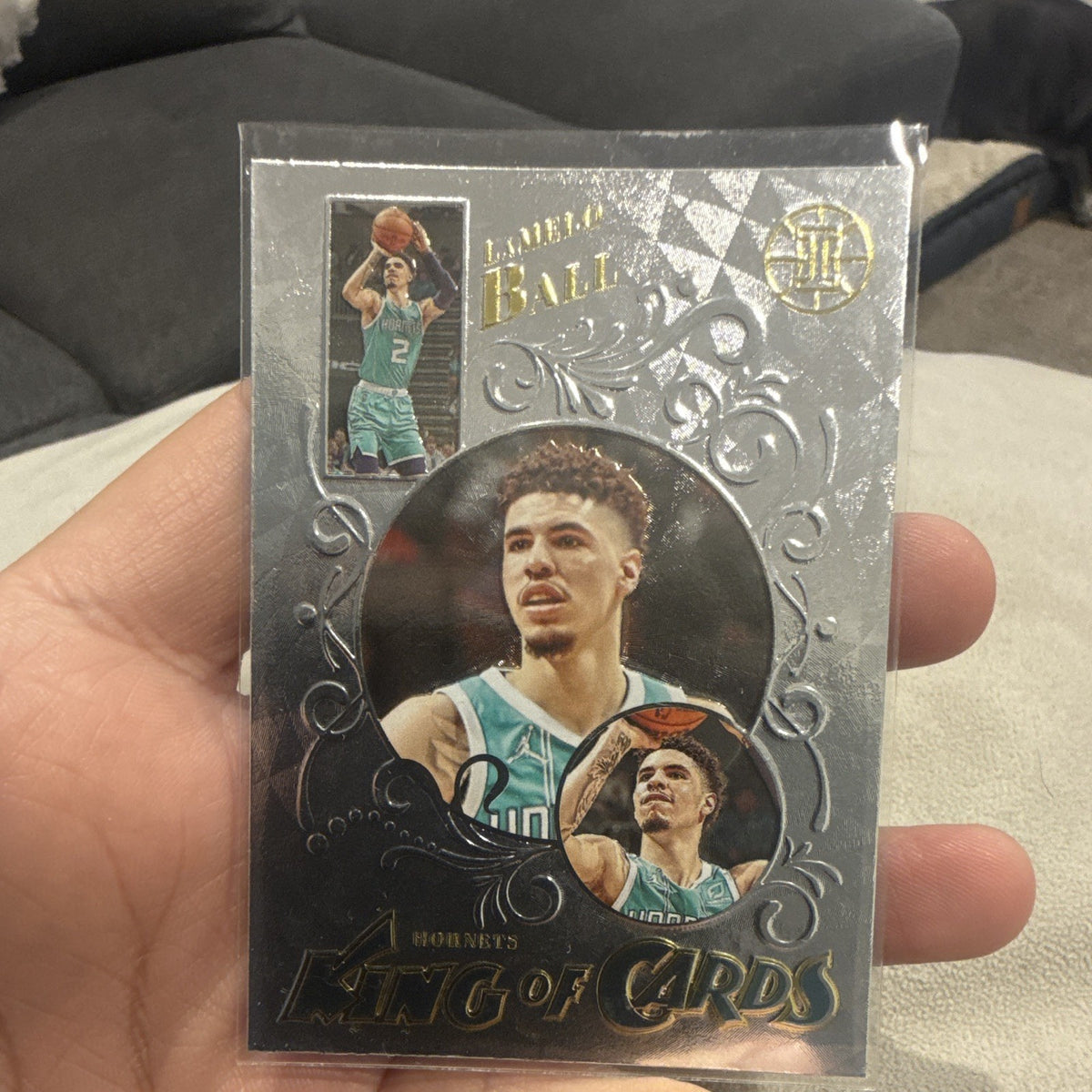 Panini Illusions 2021 22 King of Cards Insert LaMelo Ball Hornets #120