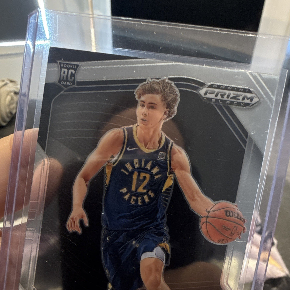 Panini Prizm Black Basketball 2024-25 Johnny Furphy Rookie RC Indiana Pacers 2061