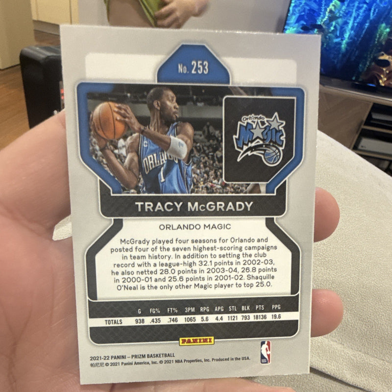 Panini Prizm 2021 22 Tracy McGrady Base #253 Orlando Magic Basketball Card1
