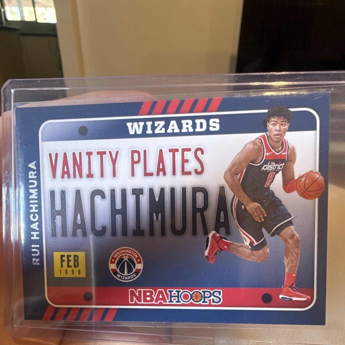 Panini Hoops Vanity Plates Rui Hachimura Washington Wizards No.24 2020 210