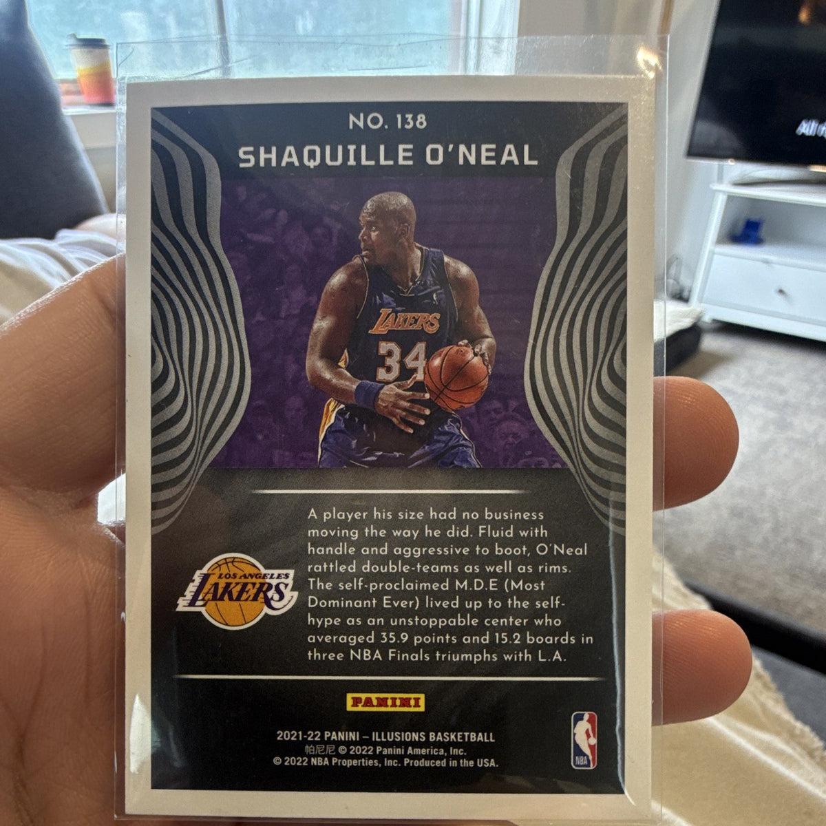 Panini Illusions 2021 22 Shaquille O'Neal Insert Los Angeles Lakers 1381