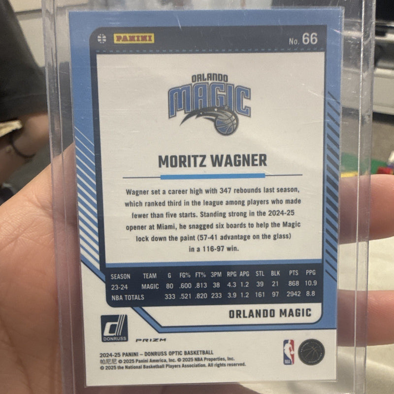 Panini Donruss Optic 2024 25 Moritz Wagner Prizm #66 Orlando Magic1