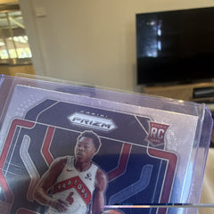 Panini 2021 22 Prizm Scottie Barnes Rookie Card #320 Toronto Raptors4