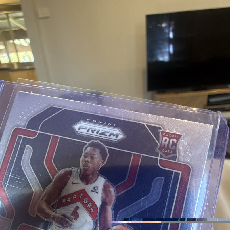 Panini 2021 22 Prizm Scottie Barnes Rookie Card #320 Toronto Raptors4