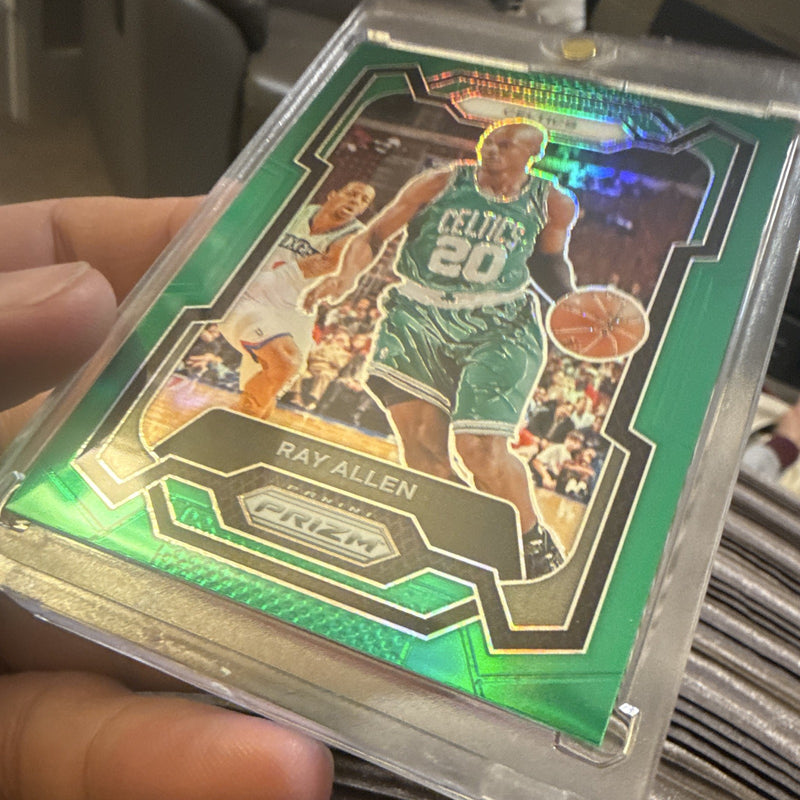 Panini Prizm 2023-24 Ray Allen Green Parallel #192 Boston Celtics4