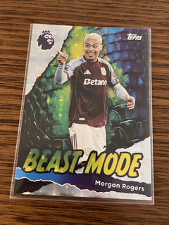 Topps Premier League Morgan Rogers Beast Mode Parallel Aston Villa #422 2025/260