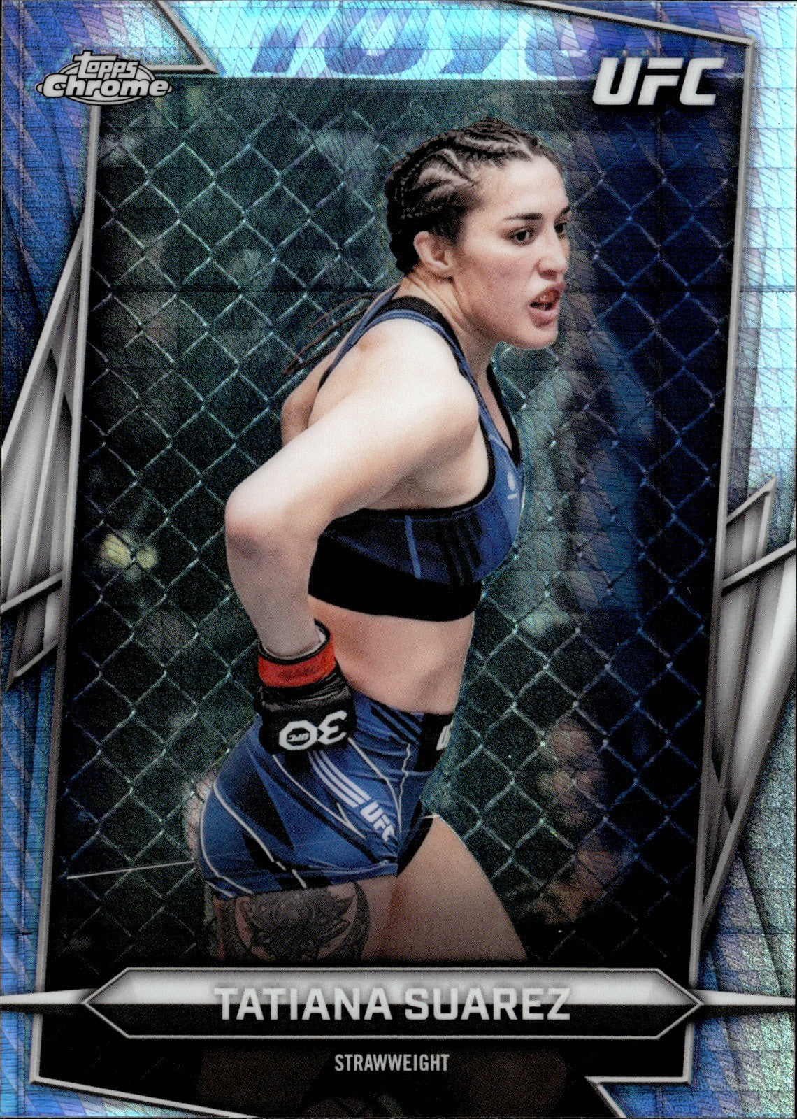 Tatiana Suarez   Refractor 92 Topps Chrome UFC NM0