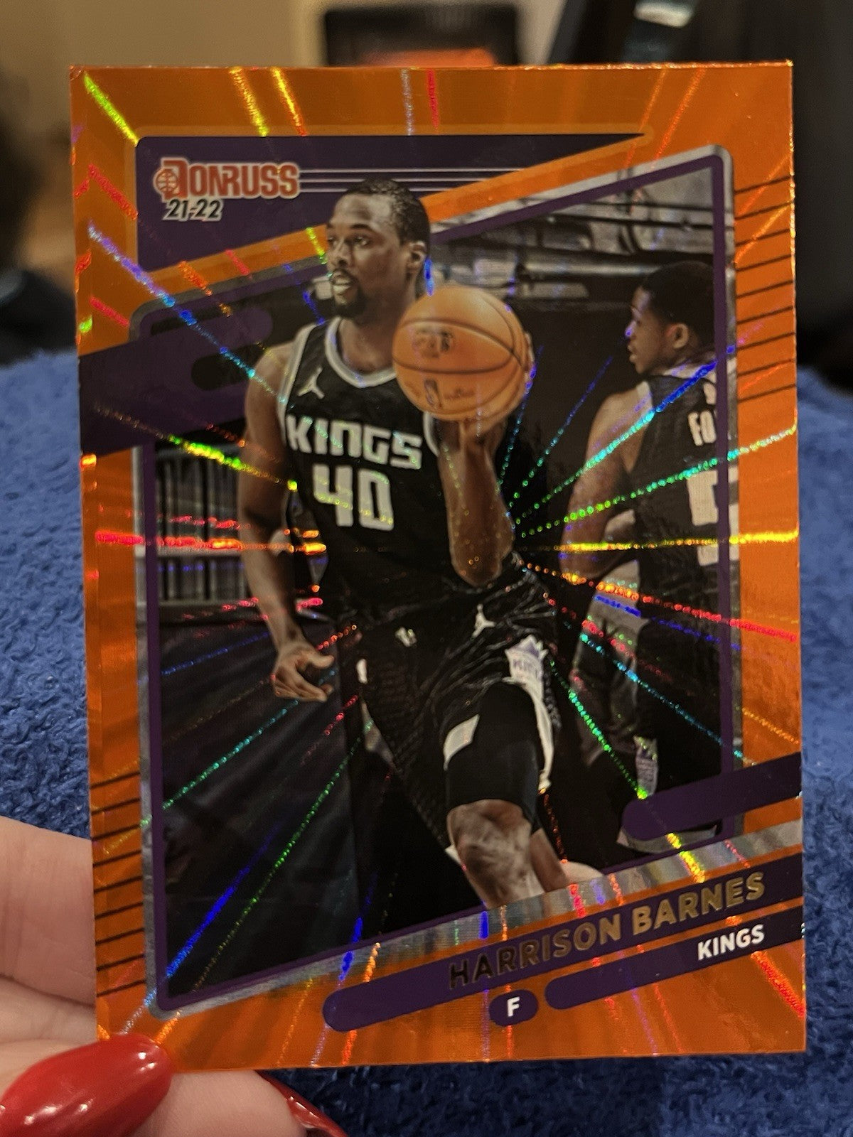 Panini Donruss Basketball 2021 22 Harrison Barnes Sacramento Kings #53 Parallel1