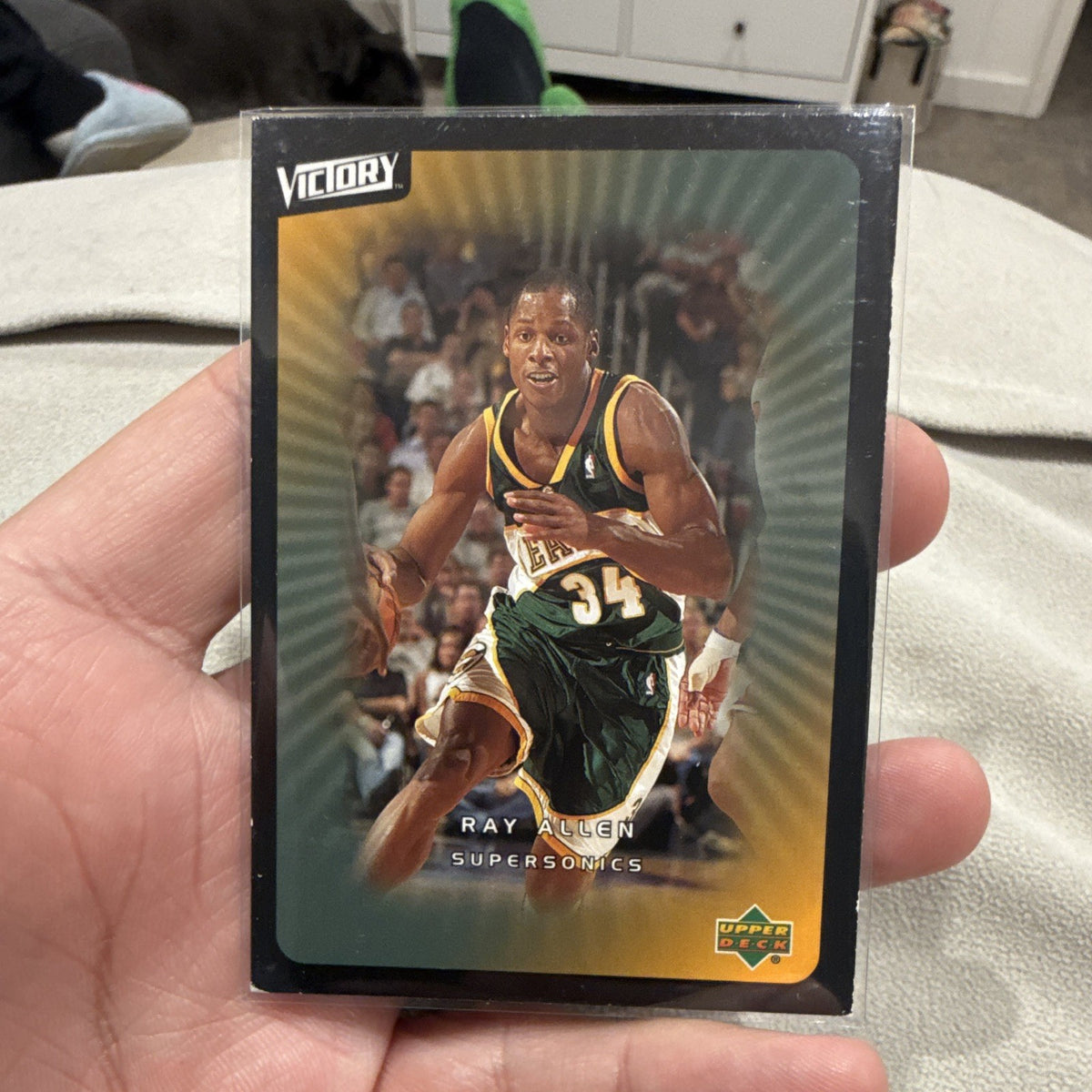 Upper Deck Victory Ray Allen Base Seattle SuperSonics #34 2003 Basketball0