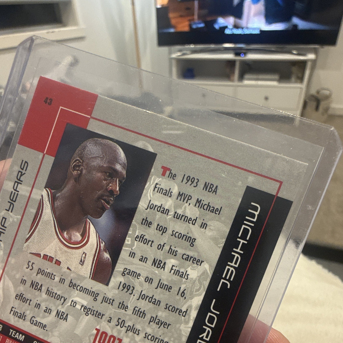 Upper Deck Michael Jordan The Championship Years Insert Chicago Bulls #43 NBA2