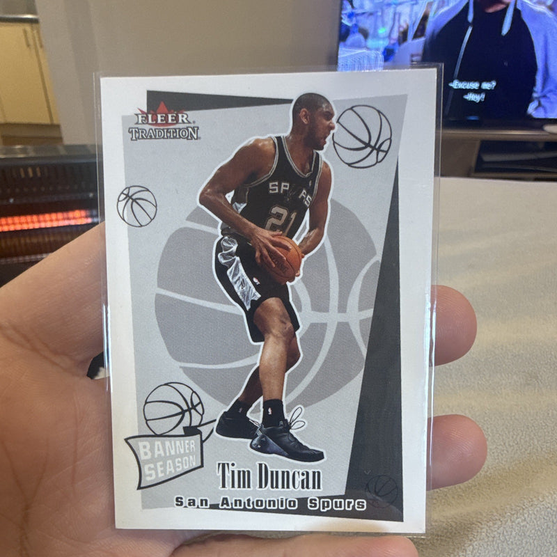 Fleer Tradition 2003 04 Tim Duncan Banner Season Insert #250 San Antonio Spurs0