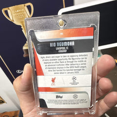 Topps Rio Ngumoha Rookie Liverpool FC UEFA Champions League #191 RC 081/2994
