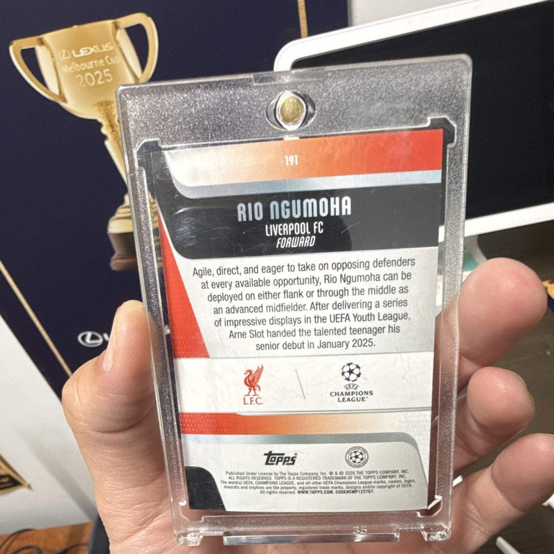 Topps Rio Ngumoha Rookie Liverpool FC UEFA Champions League #191 RC 081/2994
