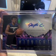 Jaylen Clark Rookie Horizon Signatures Topps Midnight Basketball Auto RHS JC0