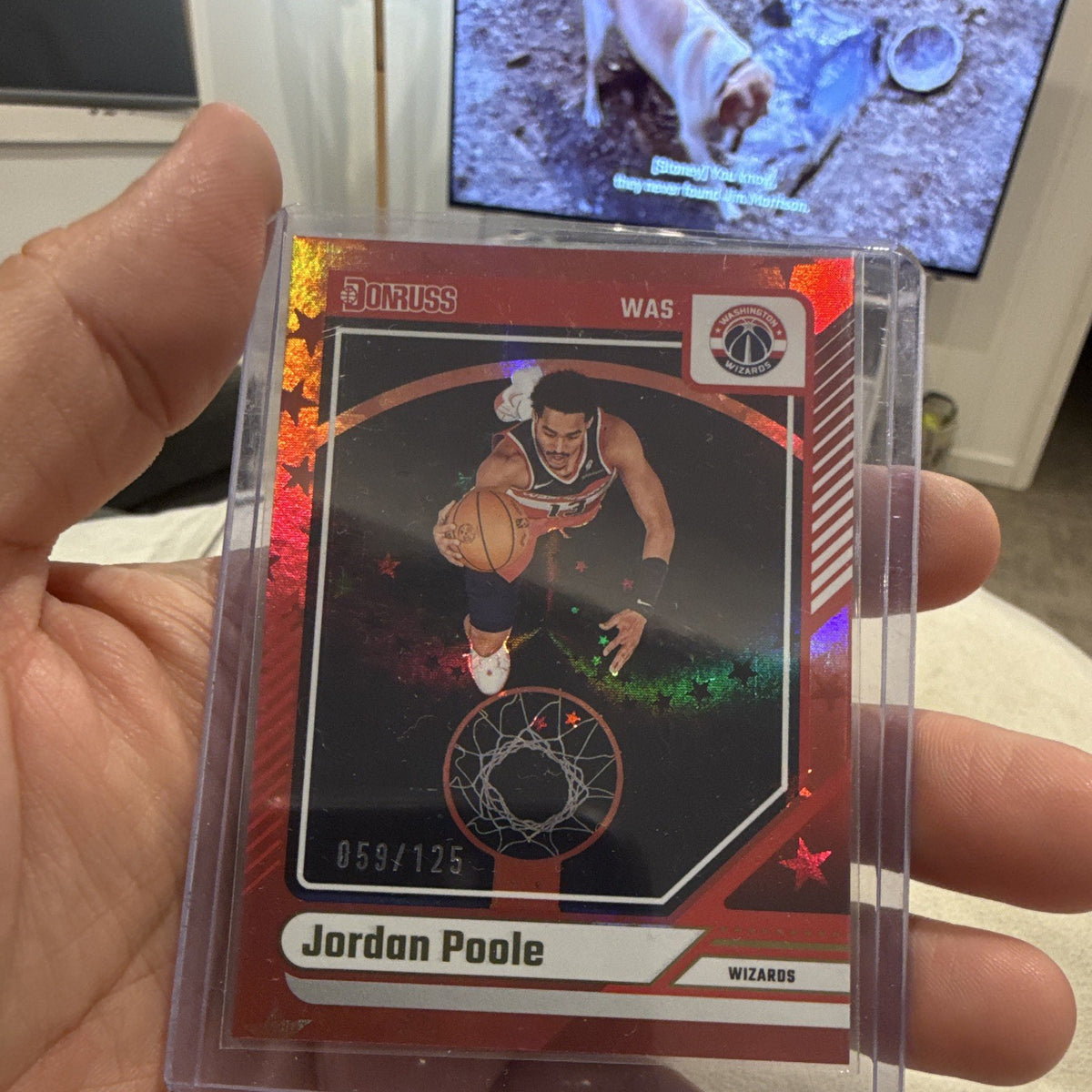 Panini Donruss Jordan Poole Washington Wizards Parallel #72 059/1250