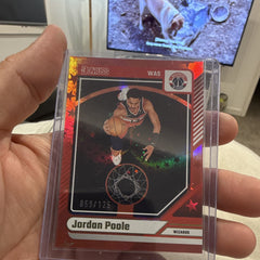 Panini Donruss Jordan Poole Washington Wizards Parallel #72 059/1250
