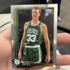 Topps Chrome Larry Bird Celtics Insert Boston Celtics #243 20250