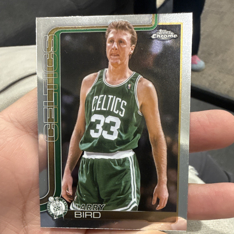 Topps Chrome Larry Bird Celtics Insert Boston Celtics #243 20250