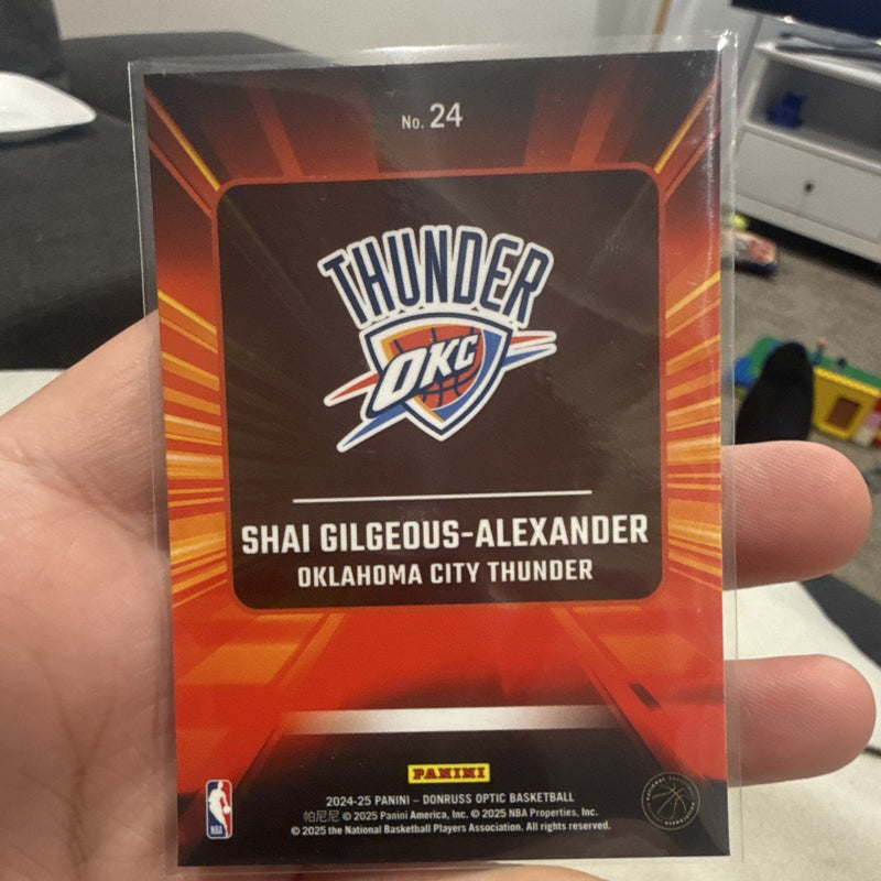 Panini Donruss Optic Express Lane Shai Gilgeous Alexander #24 OKC 24 251