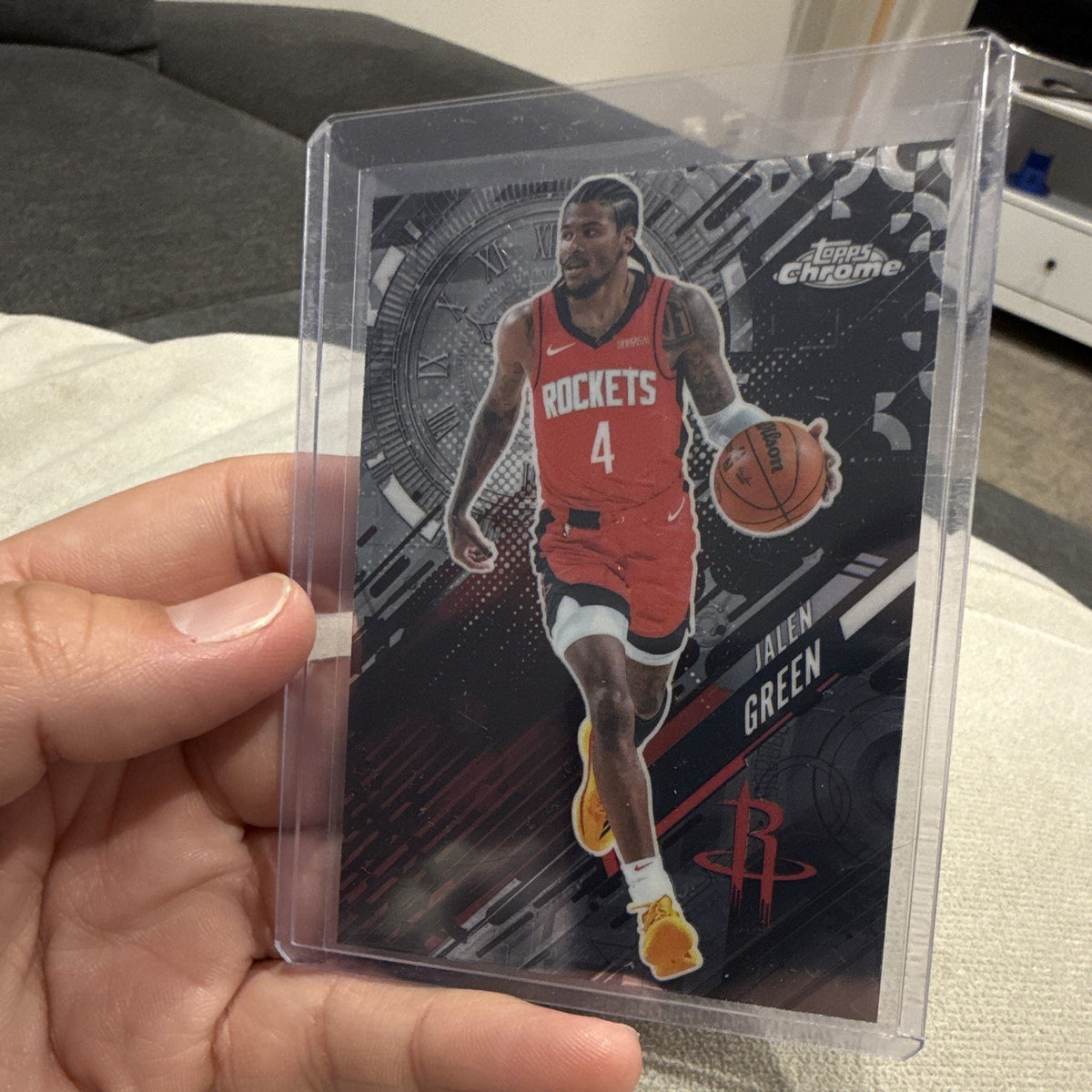 Jalen Green Go Time GT-8 Topps Chrome NBA Houston Rockets 2025 Insert0