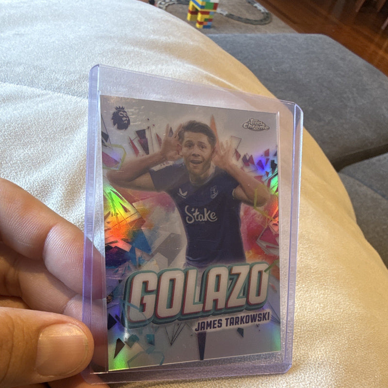 Topps James Tarkowski Golazo GZ 3 Topps Chrome Everton Premier League 2022 231