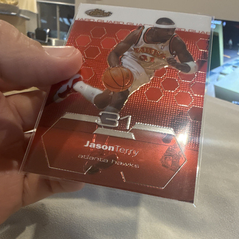 Topps Finest 2003 Jason Terry Atlanta Hawks #2 Parallel/Variety Basketball Card4