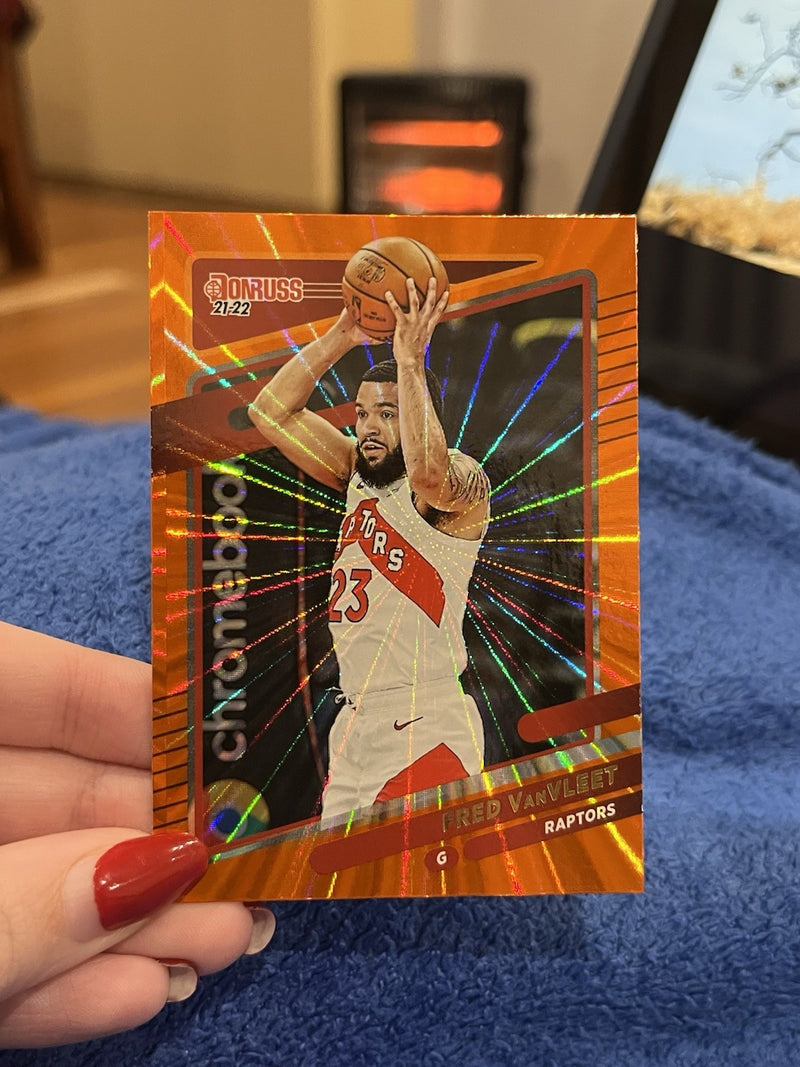 Panini Donruss 2021 22 Crunch Time Parallel Fred VanVleet Raptors #380