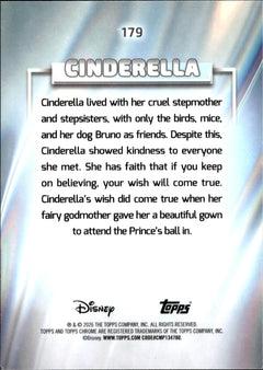 Cinderella Base Topps Chrome Disney 179 NM1