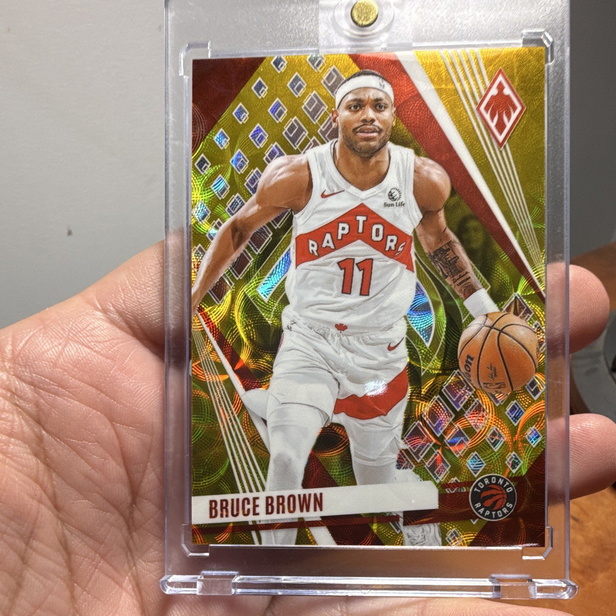 Panini Phoenix 2023-24 Bruce Brown Toronto Raptors 76 Serial Numbered 07/100