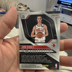 Panini Prizm 2024 25 Josh Giddey Green Parallel Chicago Bulls #1123