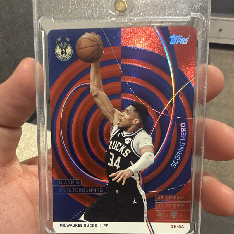 Topps Match Attax Scoring Hero Giannis Antetokounmpo Bucks SH GA0