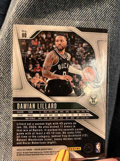 Panini Prizm 2024-25 Damian Lillard Base Milwaukee Bucks #902