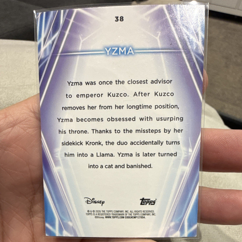 Topps Disney Villains Yzma Base Set Non Sport Trading Card #38 (2025)1
