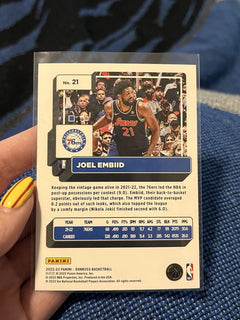 Panini Donruss 2022 23 Joel Embiid Base Set Philadelphia 76ers #212