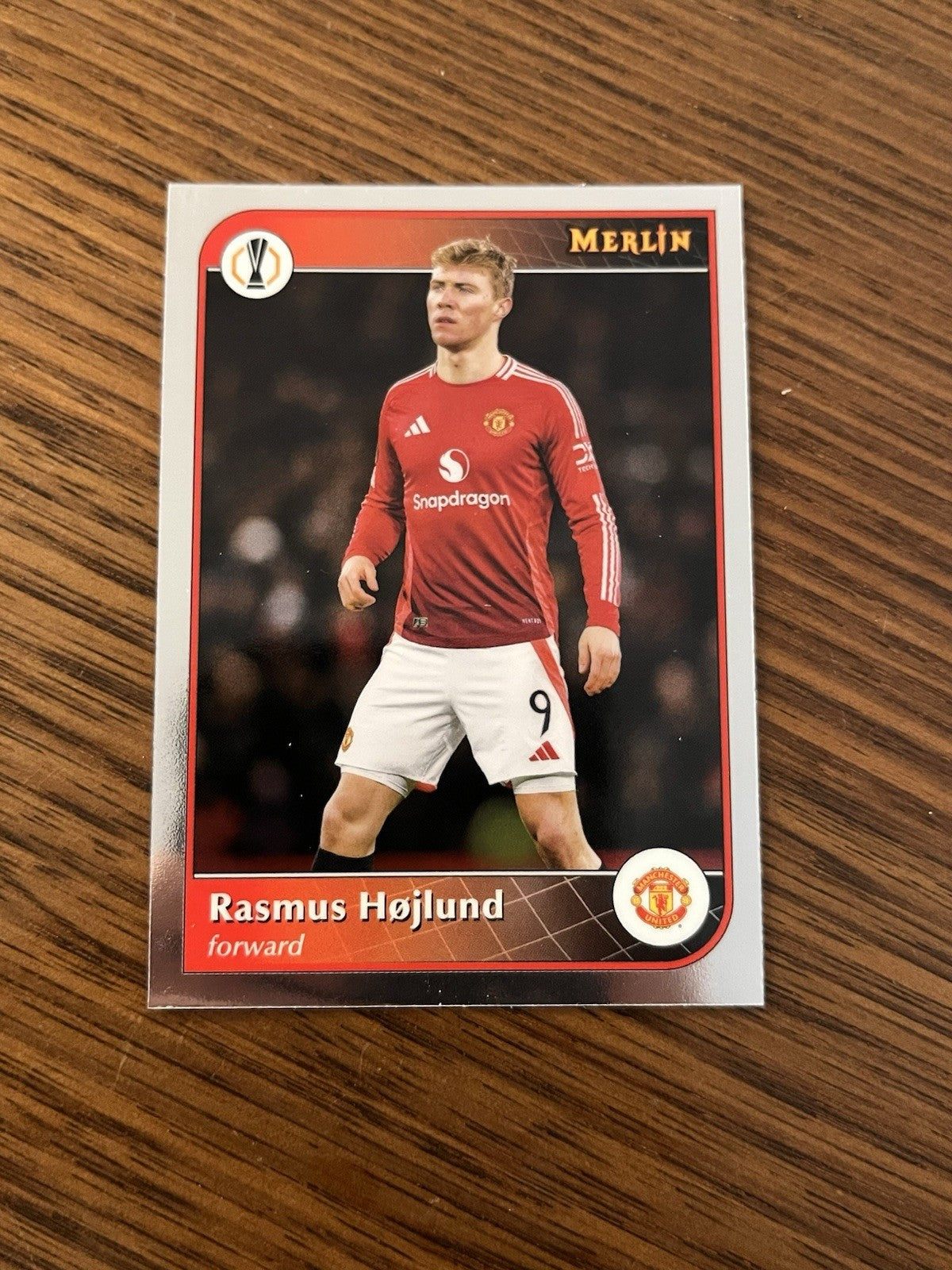 Rasmus Højlund Base Set Topps Merlin Collections UEFA Europa League 820