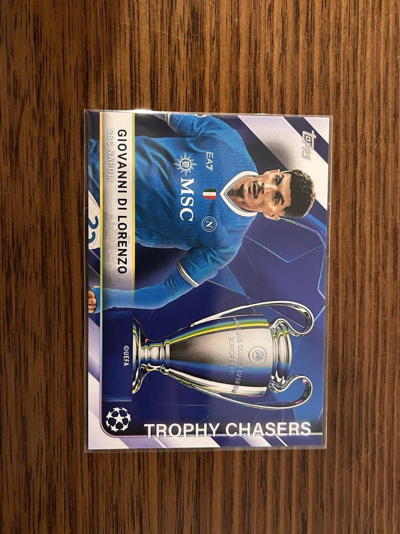 Giovanni Di Lorenzo Trophy Chasers TC 18 Topps UEFA Champions League0