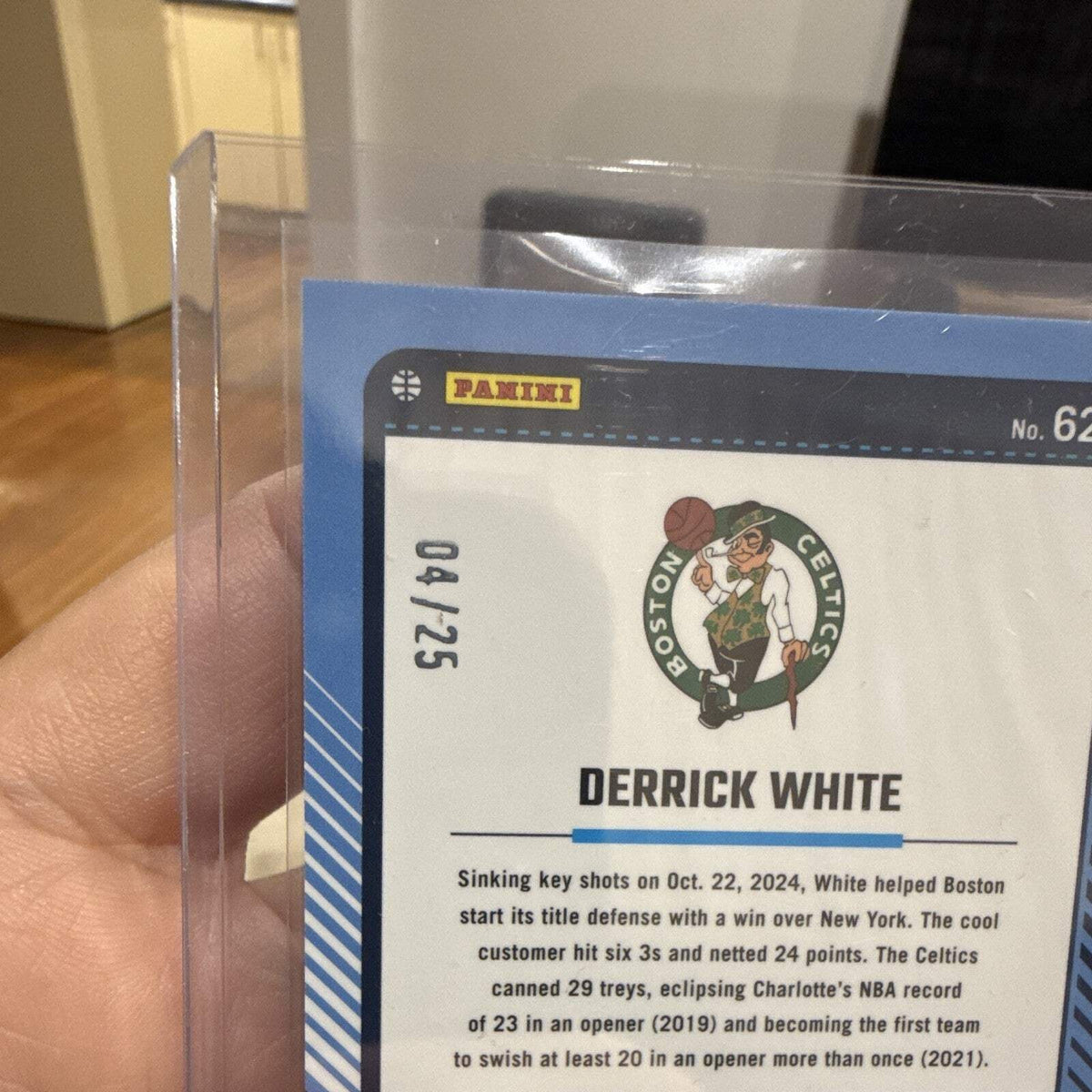 Panini Donruss Optic Derrick White Boston Celtics #62 Parallel 04/252