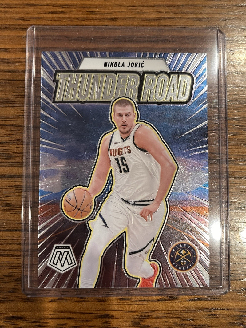 Panini Mosaic Nikola Jokić Thunder Road Insert #13 Denver Nuggets 2024 251