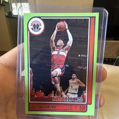 Panini 2021 22 NBA Hoops Rui Hachimura Washington Wizards #110 Green Parallel0