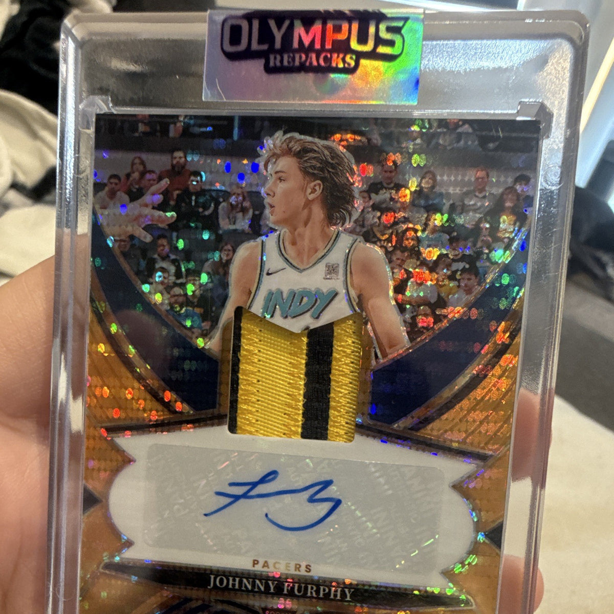 Panini Select 2024-25 Johnny Furphy Pacers Rookie Patch Auto RJA-FUR 22/302