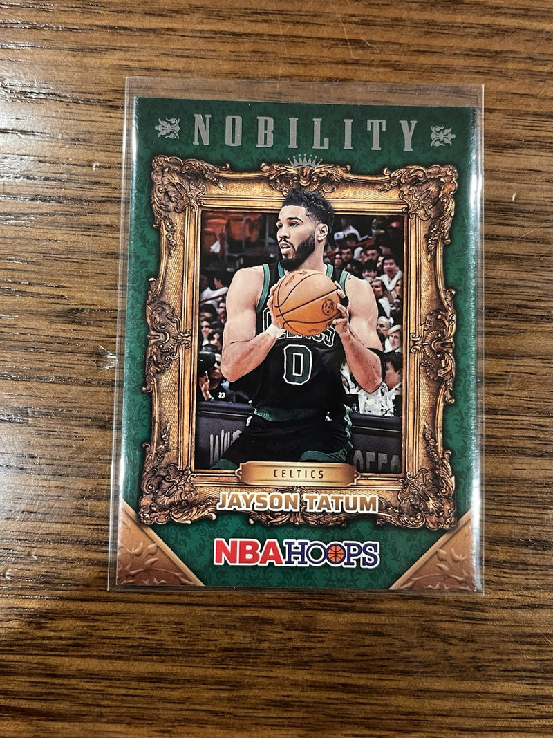 Panini 2024 25 NBA Hoops Nobility Insert No.7 Jayson Tatum Celtics0
