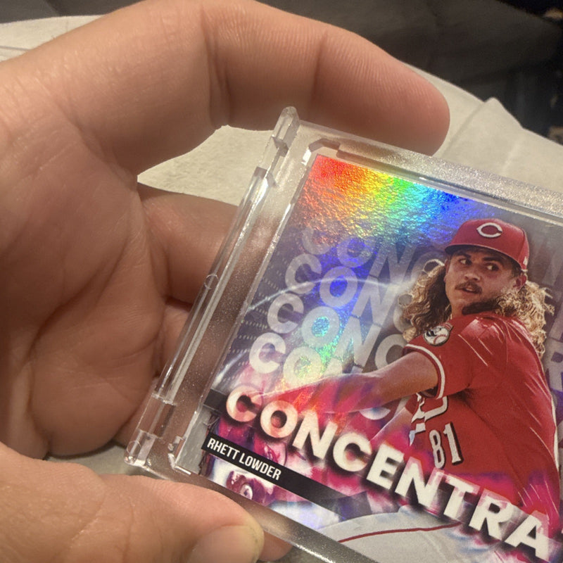 Topps Rhett Lowder Rookie Insert Stadium Club Concentration C 23 Reds 20253