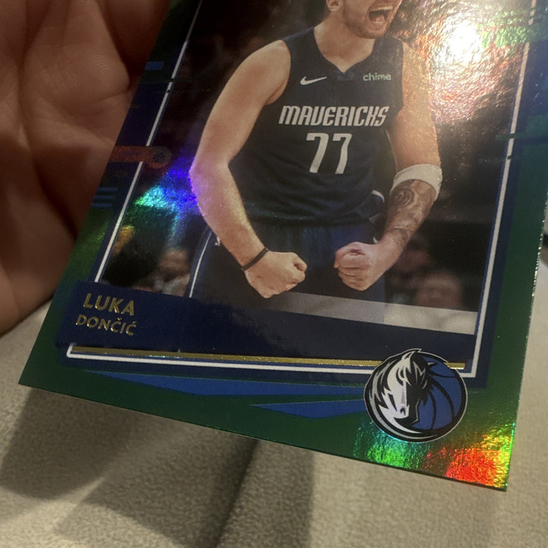 Panini Donruss 2020 21 Luka Dončić Green Holo Parallel #13 Dallas Mavericks3