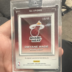 Panini Dwyane Wade 2022 23 Court Kings Legacy Portraits Auto 18/49 LP DWB1