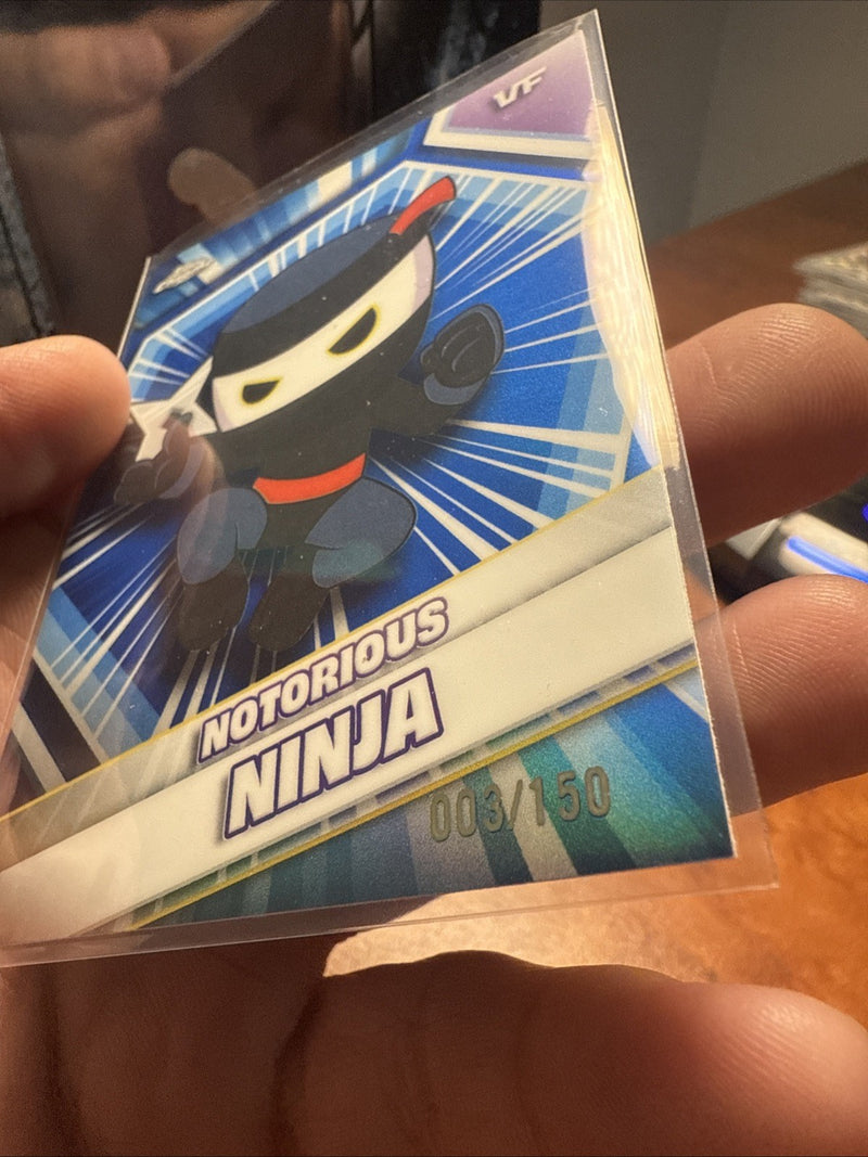 Vee friends Topps Chrome Notorious Ninja Numbered 3/1502