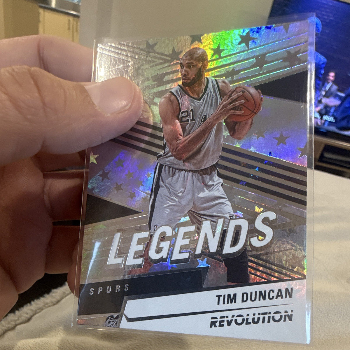 Panini Tim Duncan Legends Astro 2024 25 Revolution Basketball Spurs #1613