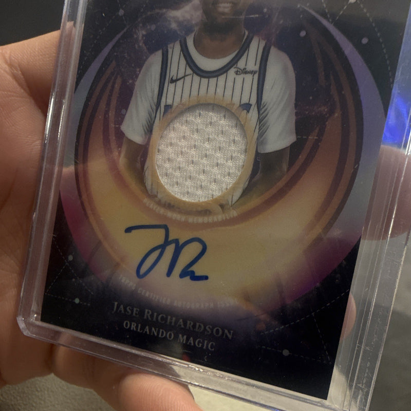 Topps Midnight Jase Richardson Rookie Jersey Autographs RJA JR Auto 131/1992