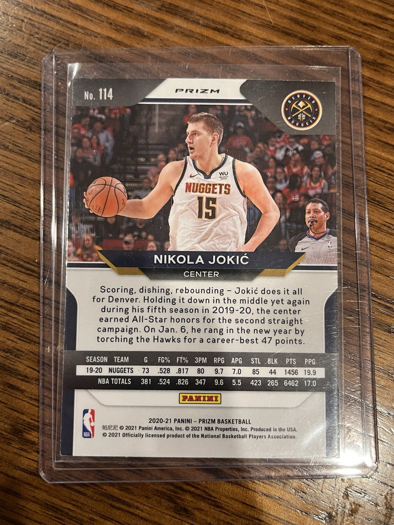Panini Prizm 2020 21 Nikola Jokić Parallel/Variety Denver Nuggets #1142