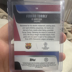 Ferran Torres Serial Numbered Topps UEFA Champions League 138 30/751