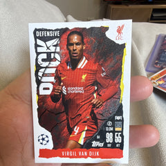 Topps Virgil van Dijk Defensive Rock Match Attax Liverpool FC #84 98 DEF0